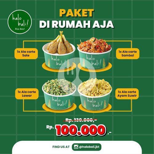 Nasi Jangkep Taliwang menu Halo Bali Rice Bowl, Setiabudi
