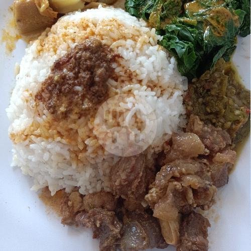 Nasi gulai otak menu Masakan Padang Ampera Mewah, Sumbersari