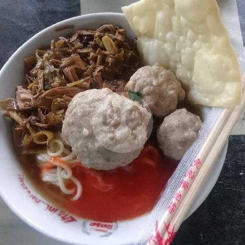 Mie Ayam Ceker Baso menu Bakso Urat & Mie Ayam Wongsolo, Cisaranten Kulon
