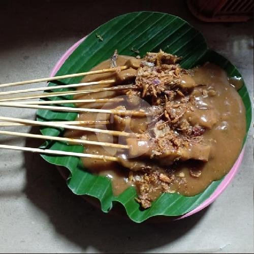1 Porsi Sate Padang Daging Lidah menu Sate Padang Buyung Apotik Rini, Rawamangun