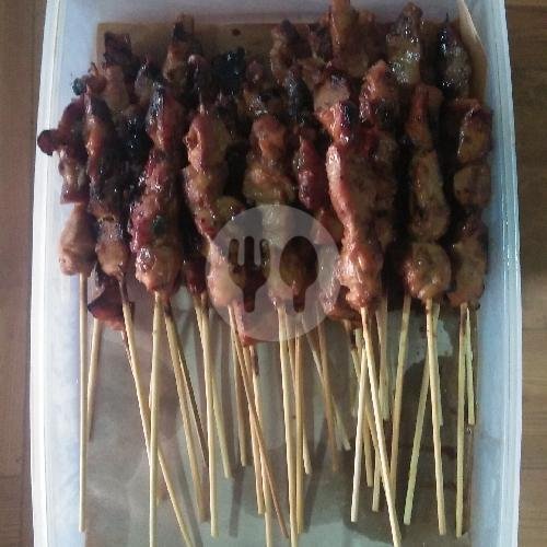 sate ati ampela menu Bubur Ayam Pak Radi, HOS Cokroaminoto
