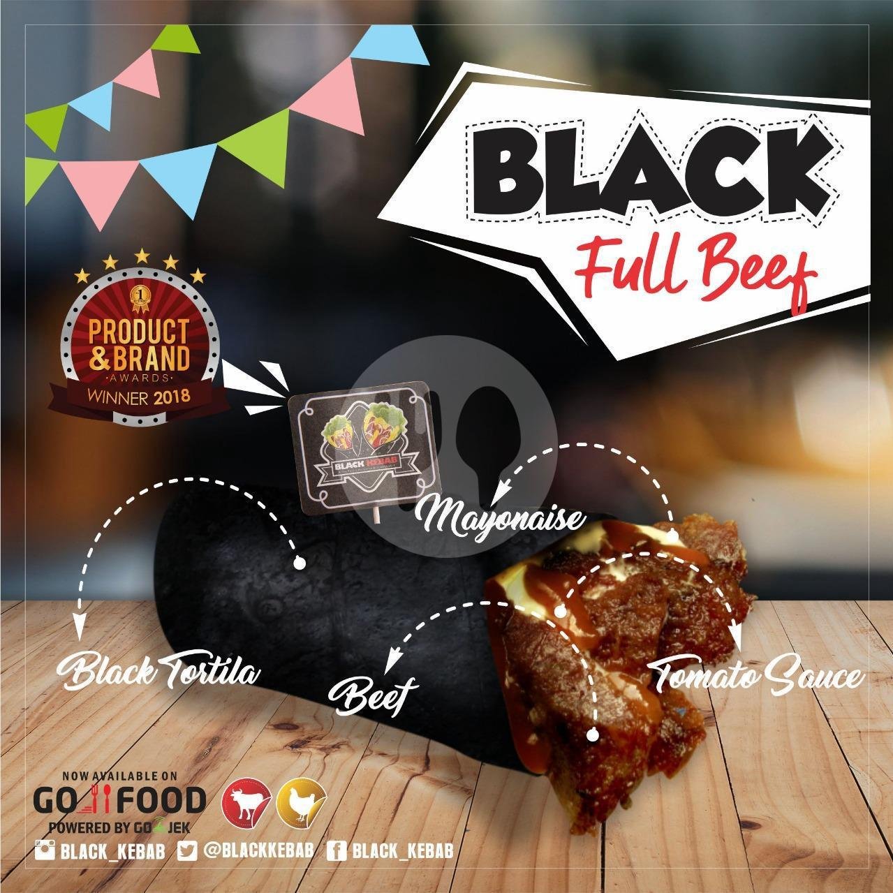Black Kebab Sosis Jumbo Bratwurts Free Oregano menu Black Kebab, Sonosewu