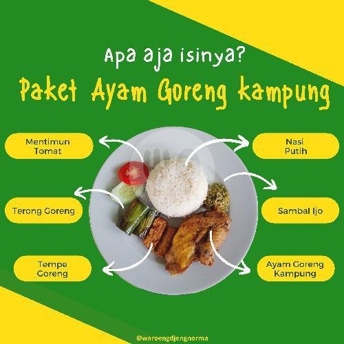 Ayam Goreng Daun Jeruk menu Rumah Makan Djeng Norma