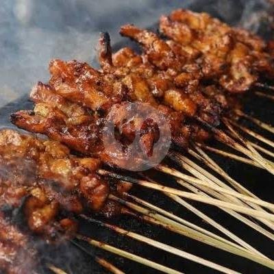 Sate Ayam + Nasi menu sate ayam H edy