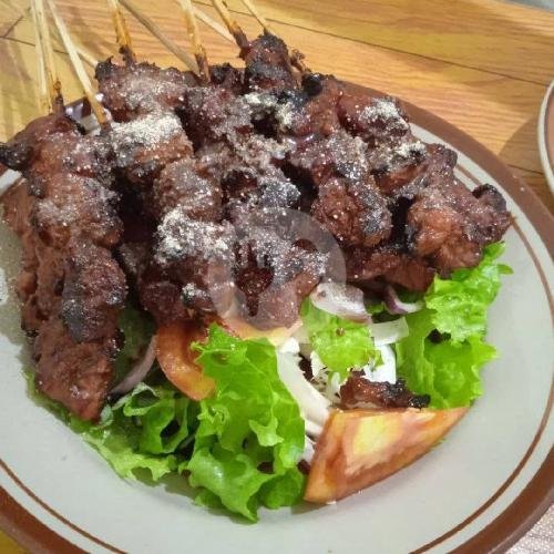 Sate Kambing 1/2 Porsi menu SATE KAMBING MBAH KROMO, SEMARANG BARAT