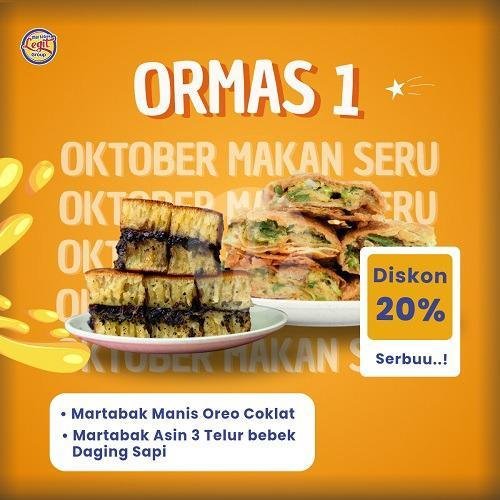 Ormas 1 menu Martabak Legit Group, Padalarang
