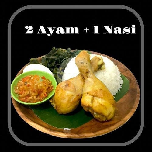 Paket Nasi Dada Es Teh menu Ayam Penyet Sambal Joss Mbak Rahma, Delanggu