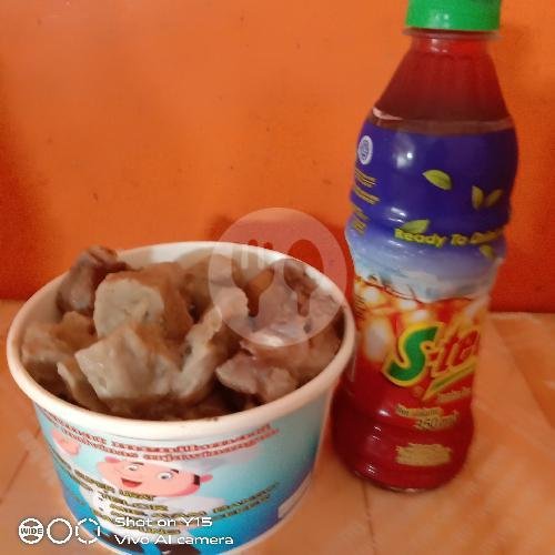 Bakso Super Urat + S-Tee Pet 350 Ml menu Bakso Urat Malvinas, Arjawinangun