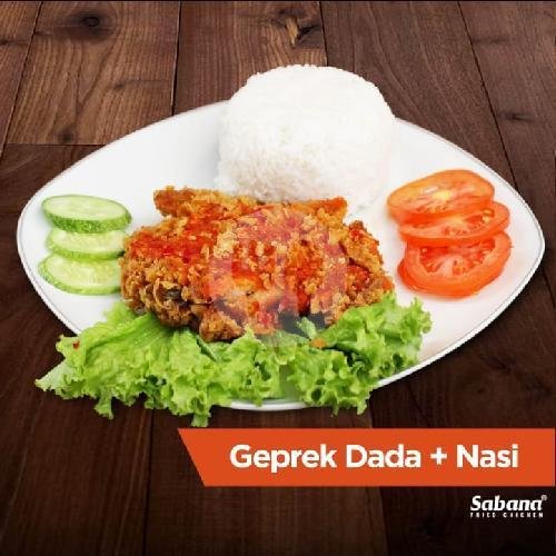 Pahprek Nasi menu Sabana Fried Chicken Kebon Baru Tebet, Tebet