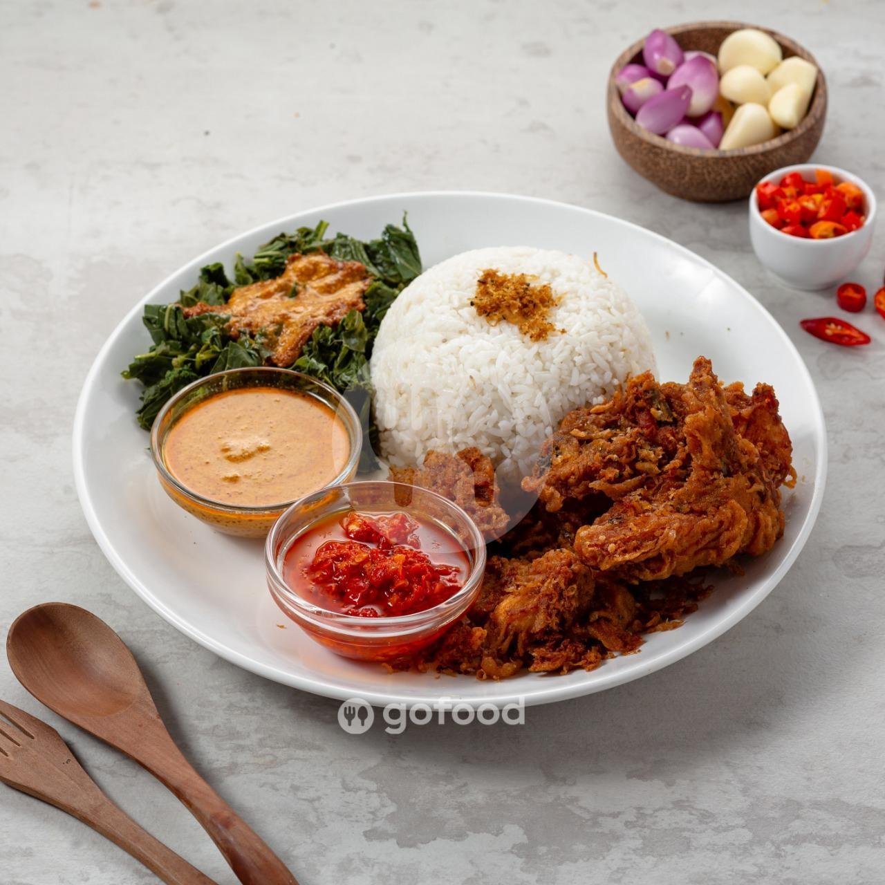 Nasi Ayam Rendang menu RM Padang Sabana Murah 3, Depok