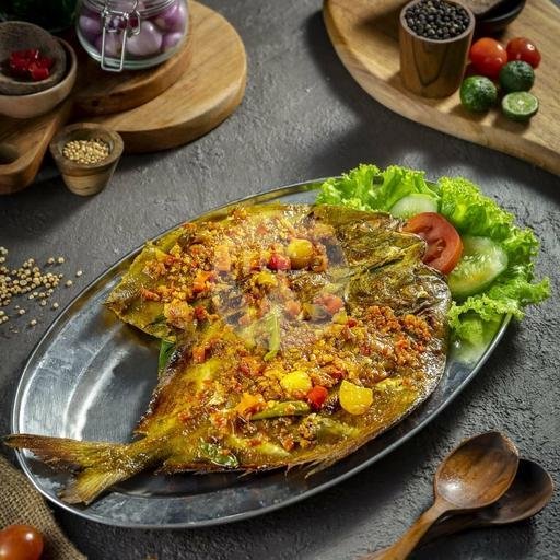 Ikan Steam Tauco Medan menu Ikan Bakar Teras Koering Live Seafood