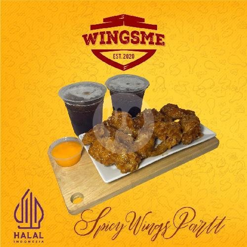 24pcs Wings + 4 Es Teh + Pilih 4 Saus menu Wingsme, Simpang Gajaya