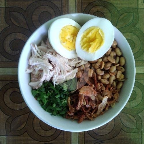 Bubur Polos menu BUBUR AYAM DAN BAKSO RAKYAT MA IKAH
