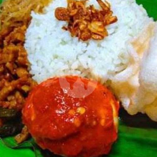 Nasi Uduk Komplit menu Nasi Uduk Bang Iman Persada, Rancabolang