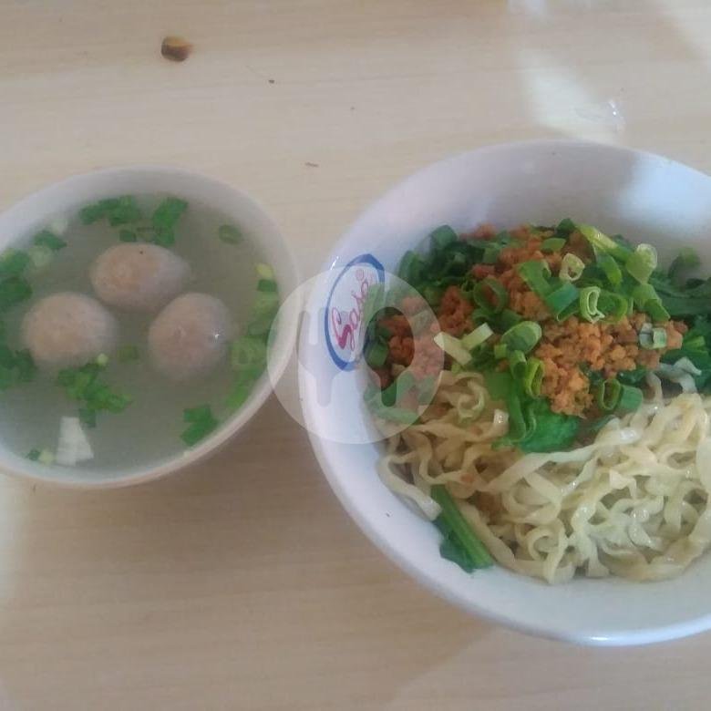 Bakso Kuah (Bakso Kosongan) menu Mie Ayam PAK MIN, tri Lomba Juang, Tri Lomba Juang No 20 SMG