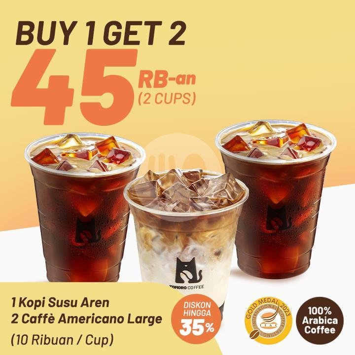 #Buy 1 Get 2 Spanish Aren Latte menu TOMORO COFFEE, Rawamangun
