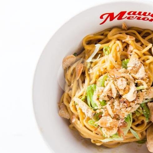 Yamin Asin Polos menu Baso Mawar Merona, Cihampelas