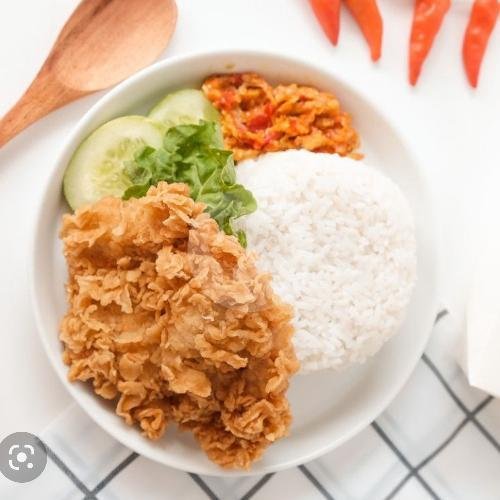 Nasi Telur Dadar menu Burjo Ambucuy 5, Gonilan
