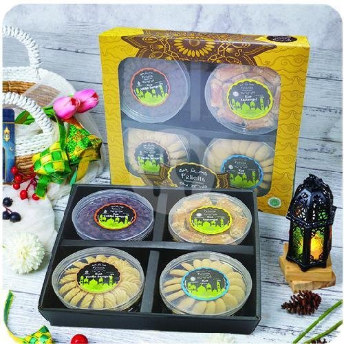 Hampers Lebaran Felicita Isi 6 menu Apple Donut & Bakery, Pademangan
