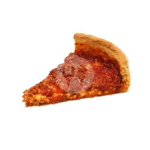 Deep Dish Pizza Slice Classic Tomato And Cheese menu Giulias Chicago Pizzeria
