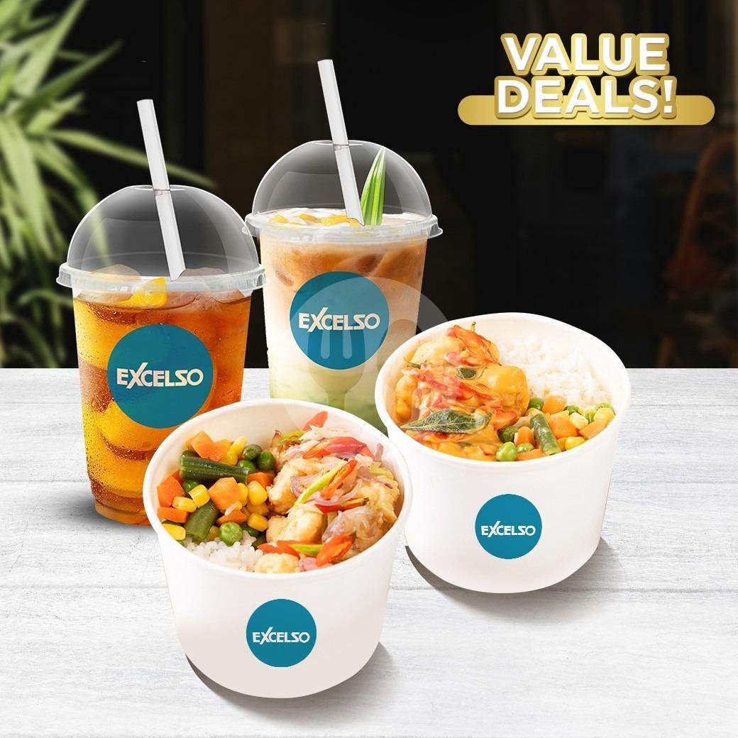 Salted Egg Chicken Rice Bowl menu Excelso Coffee, Graha Eklin Jogja