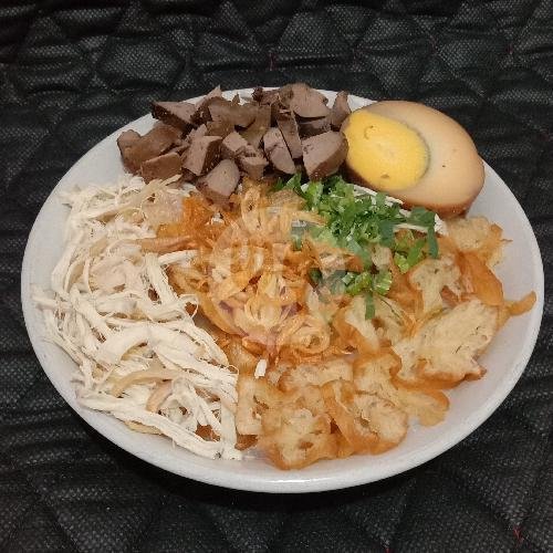 Bubur Ayam Biasa, Kotak Thinwall 500ml menu Bubur Ayam dan Nasi Uduk KPAD, Pak Gatot Raya