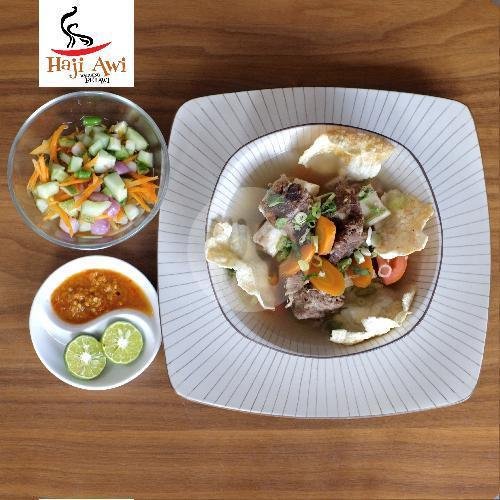 Soto Betawi Daging Paru menu Waroeng Betawi Haji Awi, Pasar Minggu