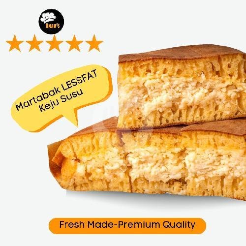 Martabak Lessfat Keju Susu menu Amaws Martabak Lessfat