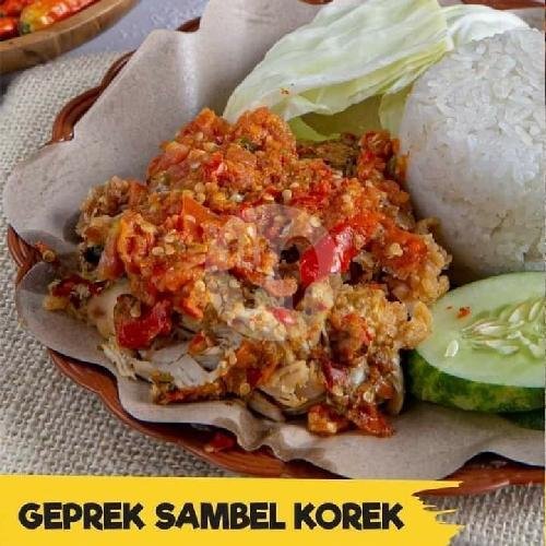 Paket Ayam Geprek Juara Sambal Korek + Es Jeruk menu Ayam Geprek Juara Mas Elang, Kolam Renang Samudra