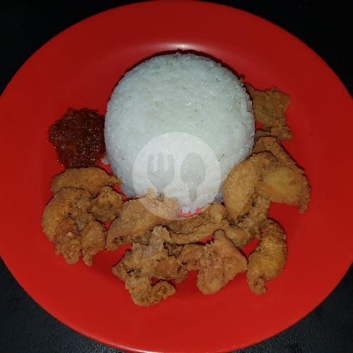 Ricebowl Ayam Saos Madu+Es Teh menu Warmindo Epicerie, Grogol