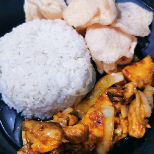Nasi Ayam Lada Hitam menu Ayam Geprek Uleg, KH Wahid Hasyim 141