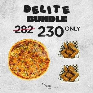 Triple Cheese Large and Bites menu Sliced Pizzeria, Bintaro