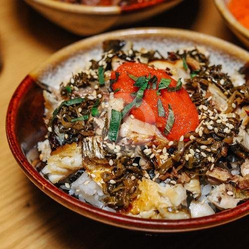 Salmon Teriyaki Donburi menu Okuzono Japanese Dining, Senopati