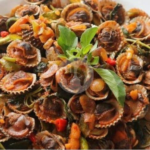 Kerang Dara Goreng Mentega menu King Kerang Seafood, Balecatur