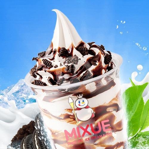 Berry Bean Sundae menu MIXUE, Karimun Jawa