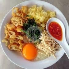 Bubur Ayam Telor 1\2 Matang menu Bubur Ayam Istimewa Simprug Pak Bakir, Simprug Golf 2