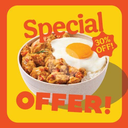 Mongolian Chicken menu Sec Bowl, Tanah Sereal