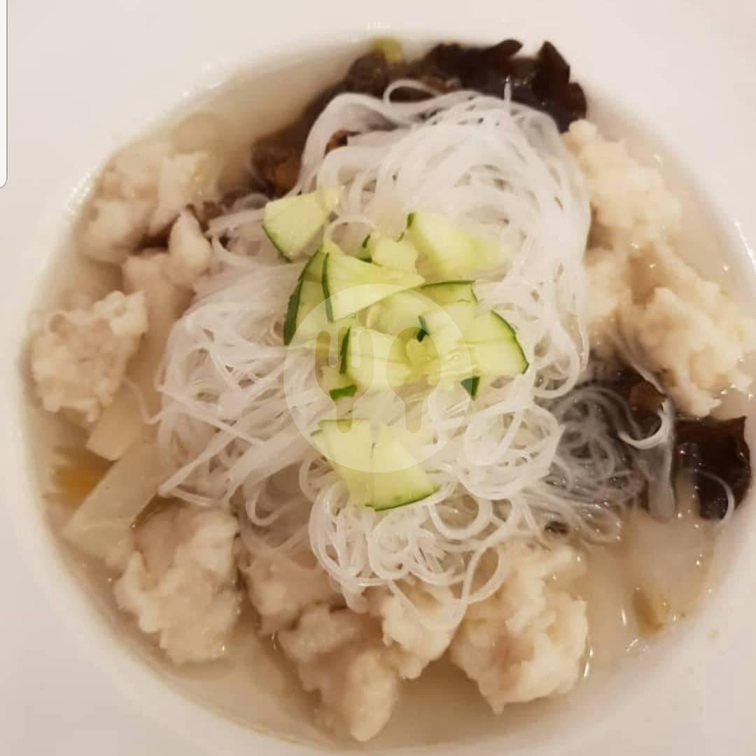 Tekwan So'on Jamur menu Pempek Pepito, Wonokromo