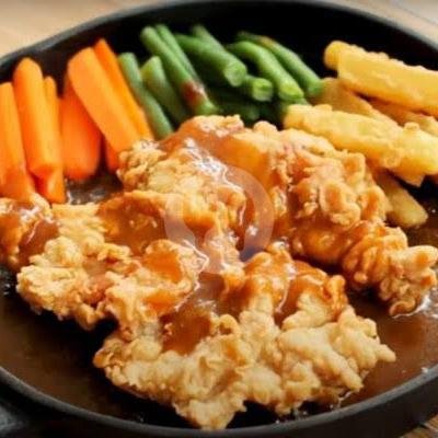 Rice Bowl Beef menu Ayam Geprek Rizki, Dr. Sutomo