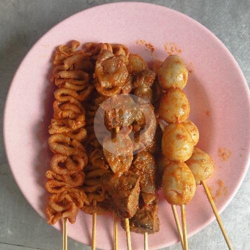 Kerupuk menu Bubur Ayam PJ, Permata Jingga