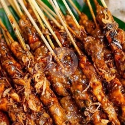 Bakso Ranjau Pedas + Lontong + Es/teh Hangat menu Sate & Bakso Abah Acil Suko, Mertojoyo