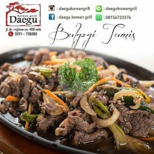 Bulgogi Tumis menu Daegu Korean Grill, Dokter Radjiman