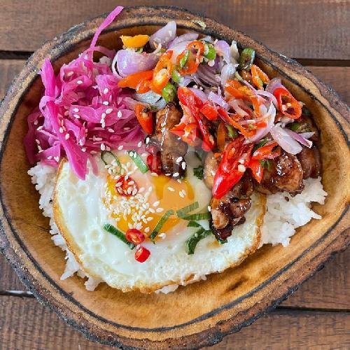 Ricebowl Cumi Sambal Matah menu Happiness Kitchen and Coffee Pamulang