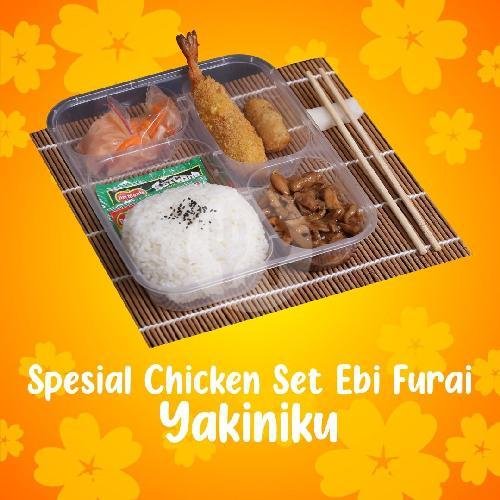 Spesial Set Chicken Ebi Furai Blackpapper menu Sugoku Bento, Perjuangan