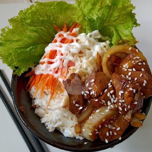 Rice Bowl Katsu menu Futari bento, Kecamatan Cimahi Tengah