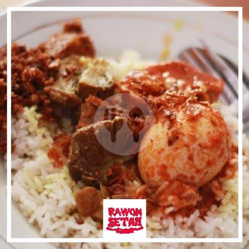 Nasi Campur menu Rawon Setan Malam - Embong Malang