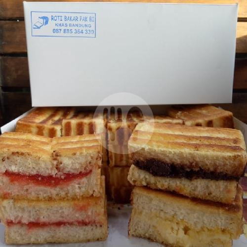 Cheese Burger menu Roti Bakar Bandung Pak Bi, Jebres