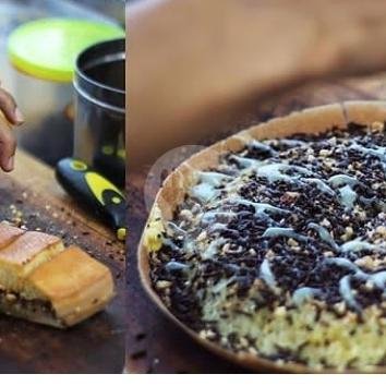 Martabak Kismis Coklat Susu menu Martabak Ortega Jaya Sukabumi
