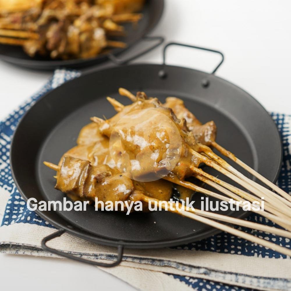 Sate Padang Daging 15 Tusuk Tanpa Ketupat menu Sate Padang Uda Bagindo, Kramat Jati