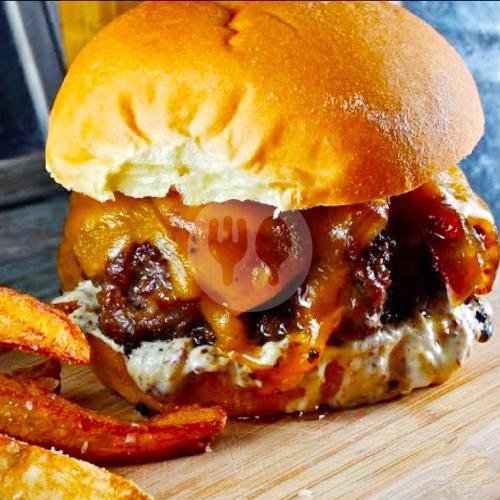 Super Cheese Burger menu Keblenger Burger, Lebak Bulus